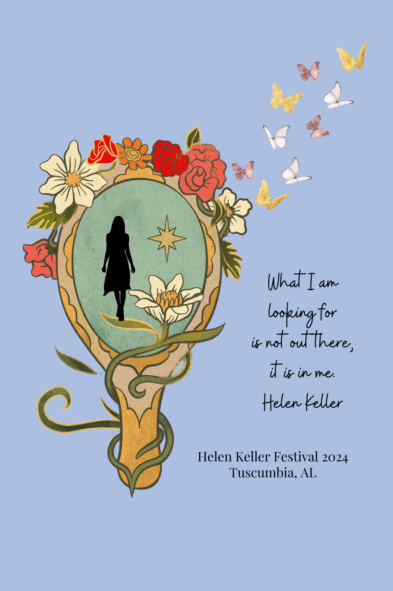 Festival TShirt Design Helen Keller Festival